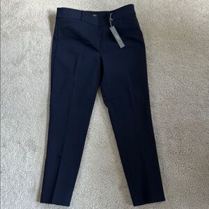 LOFT Blue Dress Pants Straight-Leg Formal